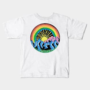 Painted Sunrise Kids T-Shirt